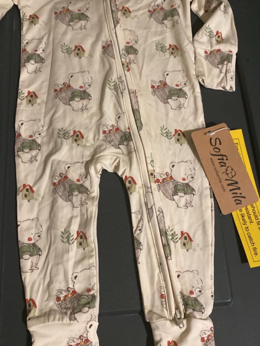 Sofia Mila 3-6 months bamboo zippy NWT